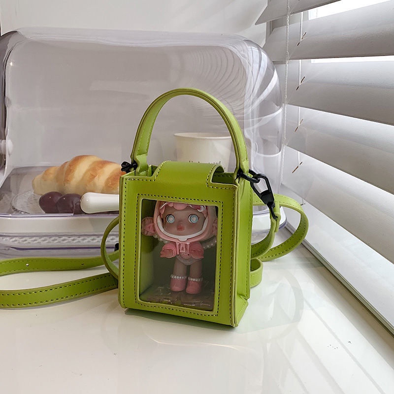 （Hàng giao ngay）Túi Đeo Chéo mini Trong Suốt Họa Tiết Hoạt Hình Thời Trang Mùa Hè Dành Cho Nữ 2022