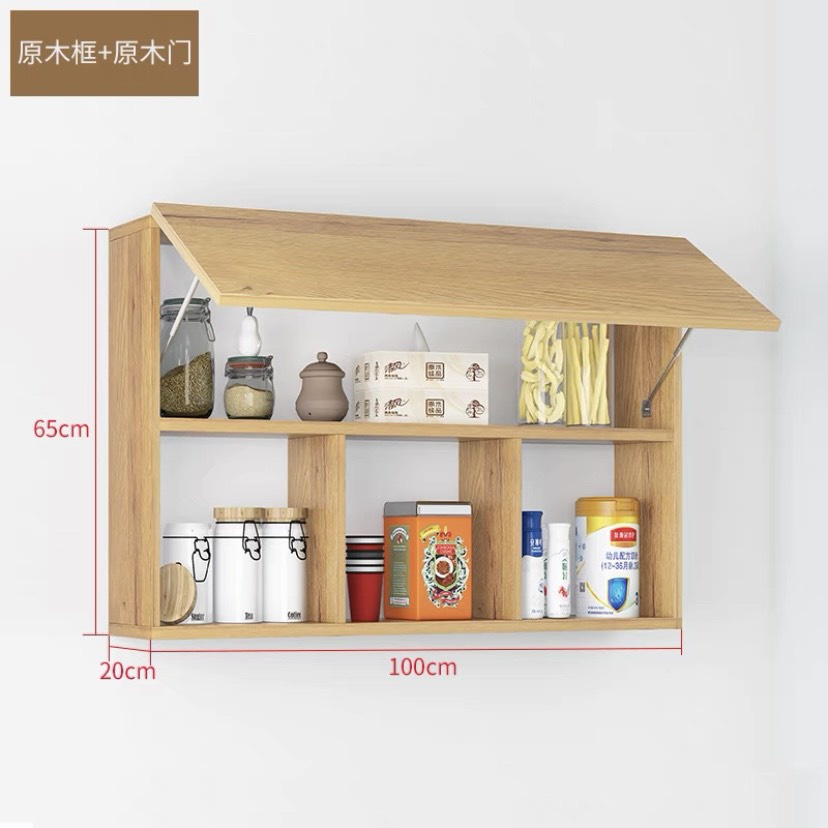 Tủ kệ gỗ treo tường gỗ MDF chống ẩm cao cấp phong cách NORDIC hiện đại tối giản kèm phụ kiện dễ dàng lắp ghép