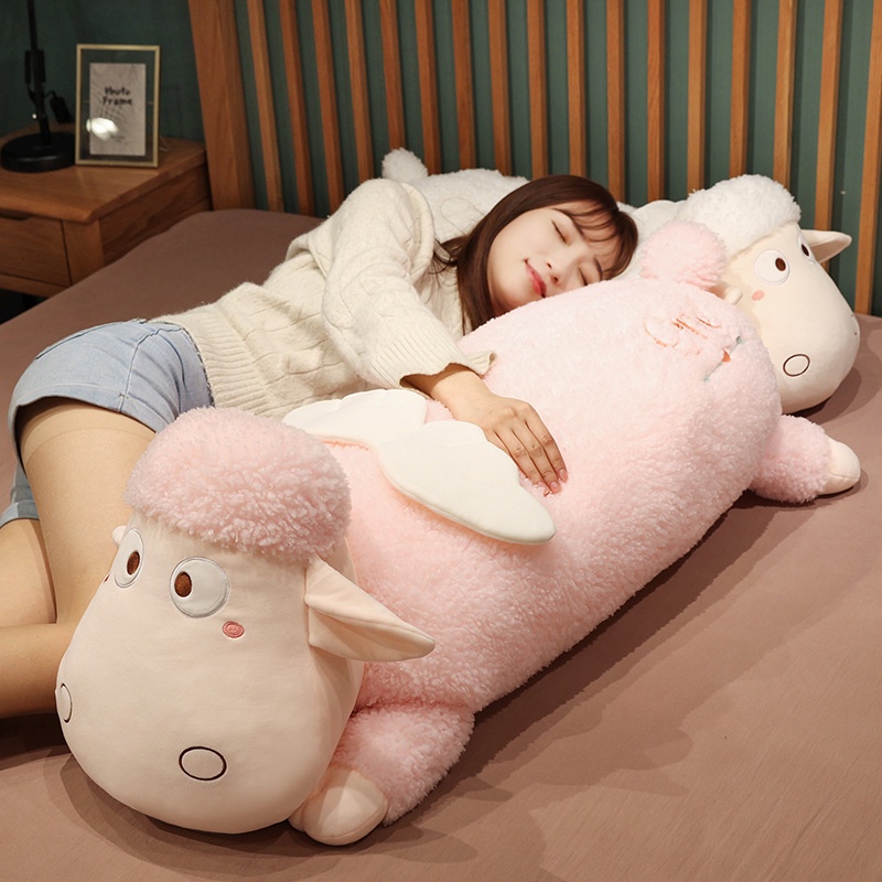 Chú Cừu Nhồi Bông Mềm Mại Dễ Thương Dùng Làm Quà Tặng