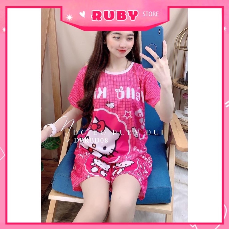 Đồ bộ mặc nhà bé trai bé gái (5KG - 46KG) ❤ Set bộ hoạt hình dễ thương  chất thun mịn mát ❤ DBRBD