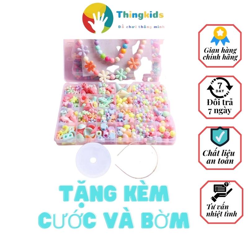 Bộ xâu vòng hạt cườm cho bé vui chơi - Thingkids