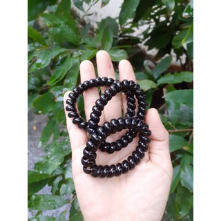 Combo 10 cột tóc lò xo màu đen (cở 5cm)
