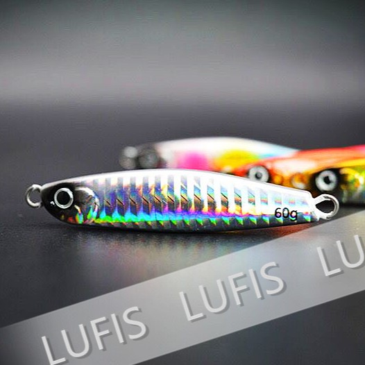 jigging Mồi Giả Câu Cá 3d Bằng Kim Loại 40g / 60g Fishing lure