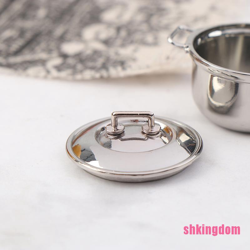 Nồi Nấu Ăn Mini Tỉ Lệ 1 / 12 Trang Trí Nhà Búp Bê