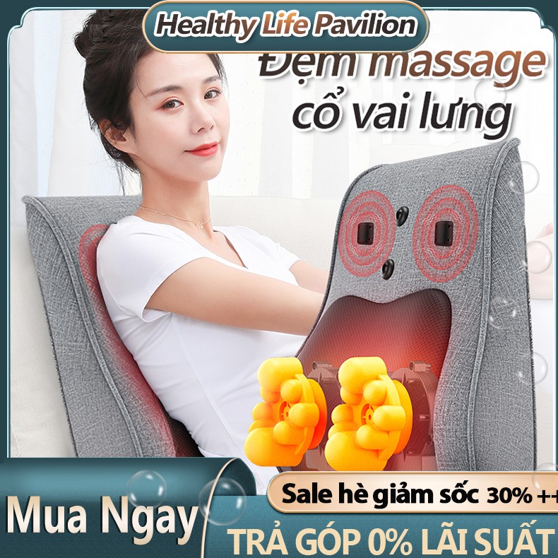 [Mã HEALTH50KBAU giảm 10% đơn 500k] AM509 Gối massage vai gáy toàn thân đa năng cao cấp BENBO