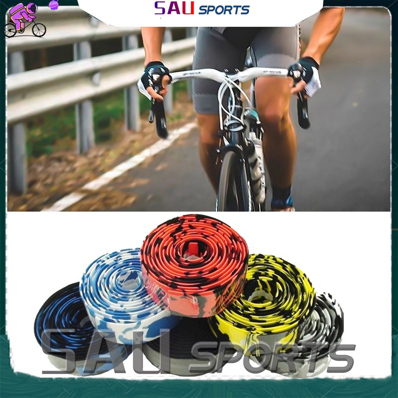 Set 2 dây quấn tay cầm lái cho xe đạp/xe đua đường trường bằng cao su chống trượt tiện dụng