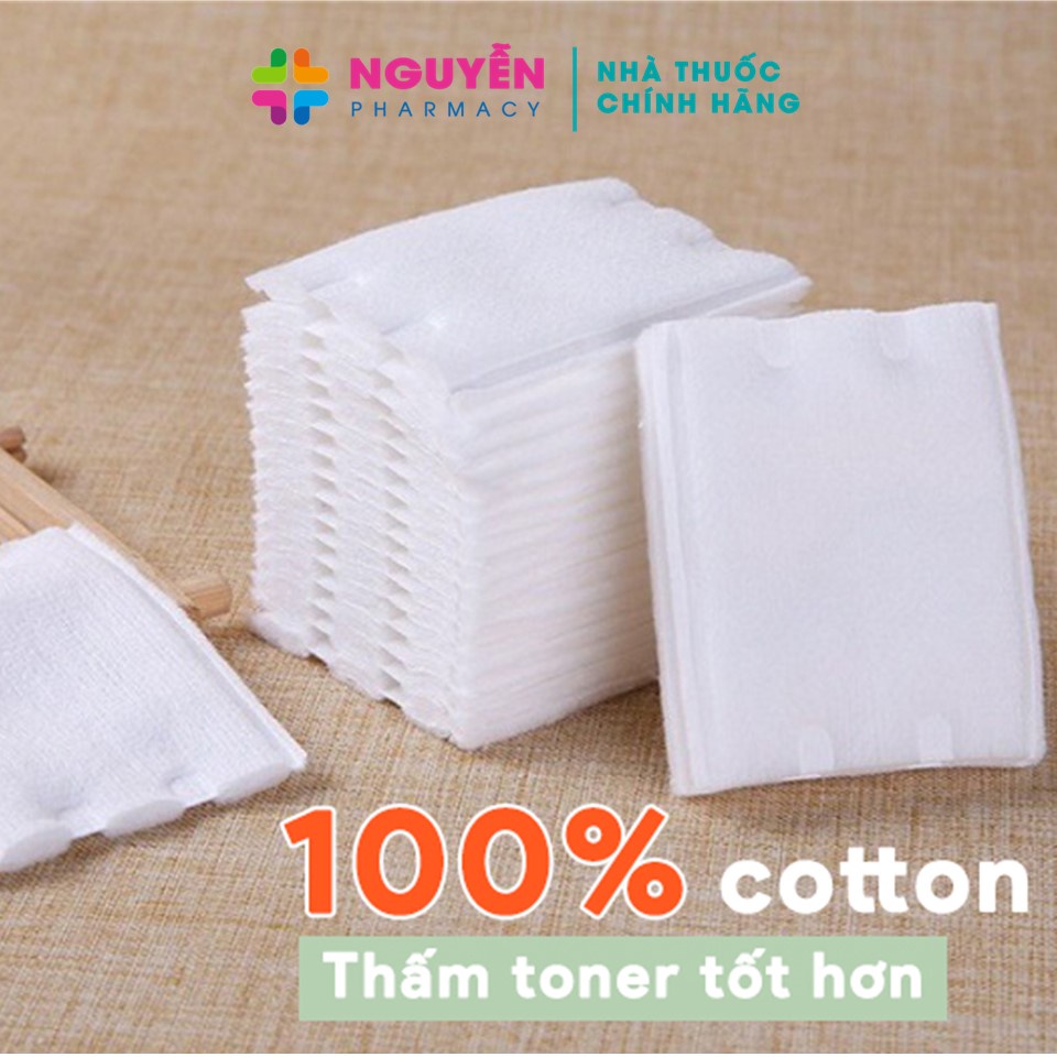 Bông tẩy trang Softip 50g nhập khẩu Thái Lan - 100% cotton, thấm toner, mềm mịn không kích ứng