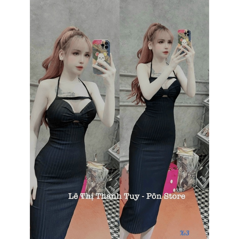 (Mẫu Mới) ĐẦM THUN GÂN SIÊU SEXY, CUỐN HÚT CHO CHỊ EM ĐI CHƠI CŨNG NHƯ ĐI TIỆC UP hhp