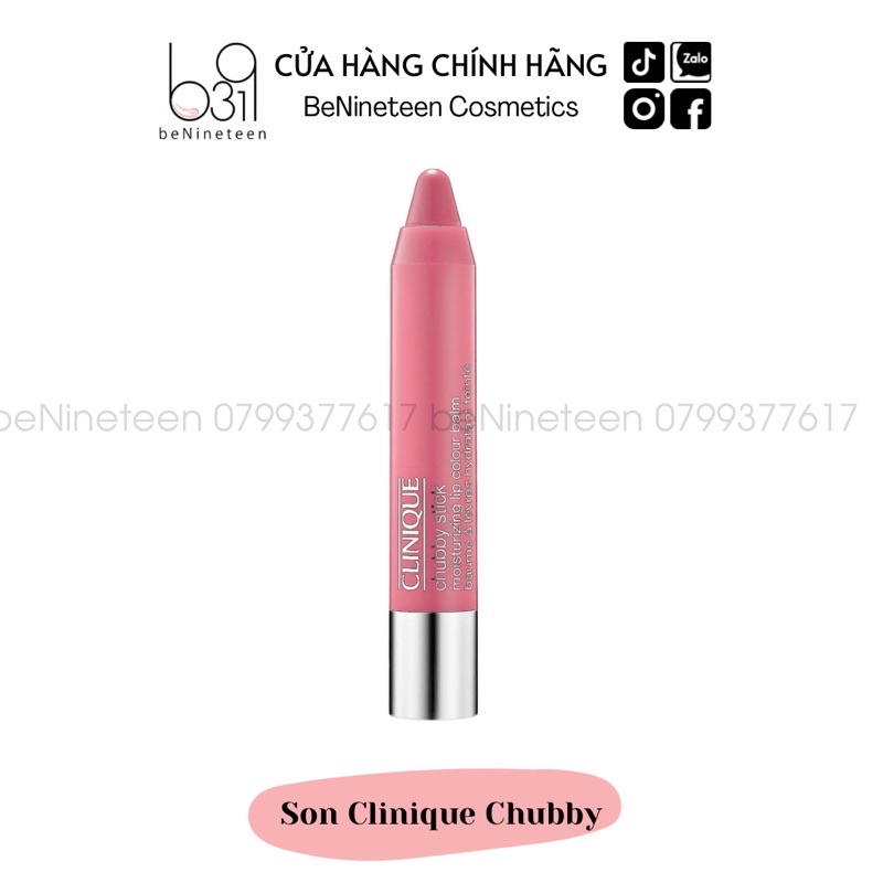 Son Clinique Chubby Stick Moisturizing Lip Colour Balm - '06 Woppin' Watermelon Dưỡng Ẩm