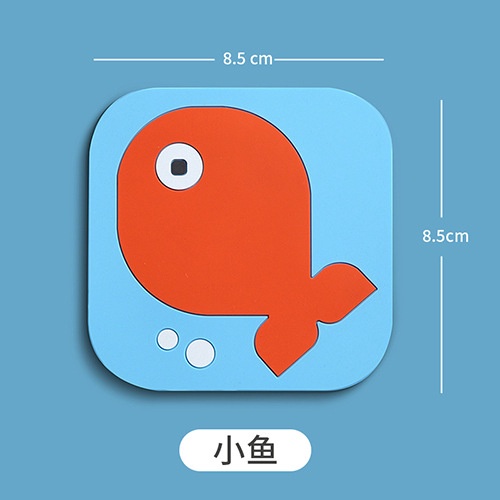 Miếng Lót Ly Silicon Chống Bỏng Họa Tiết Hoạt Hình 8.5cm X 8.5cm