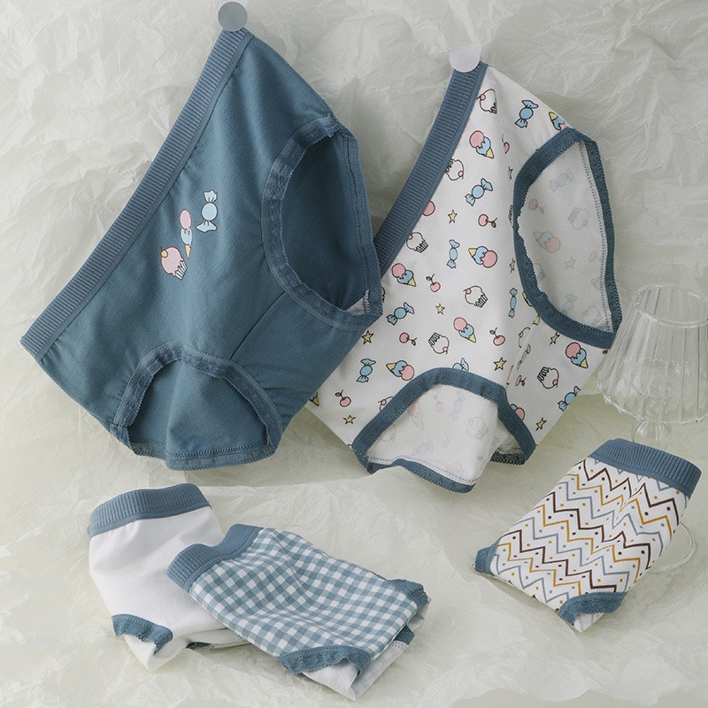 Quần Lót Nữ ❤️ Quần Cotton Nữ  Họa Tiết Kem Điệu Đà Siêu Xinh  A019