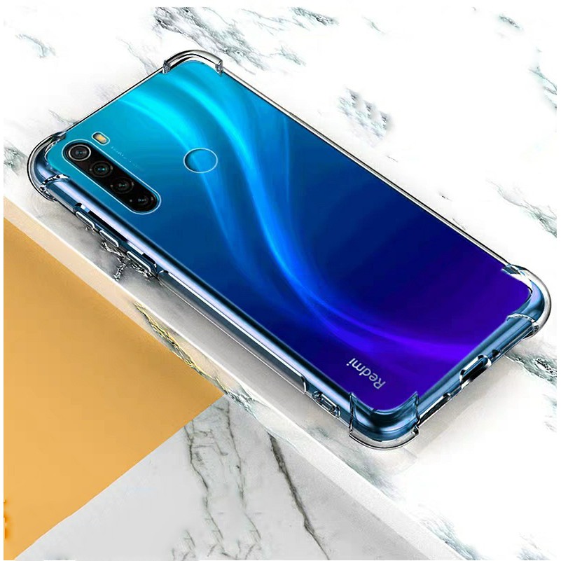 Ốp lưng Redmi Note 8 dẻo trong lồi 4 góc chống sốc hạn chế ố vàng cao cấp chất đẹp