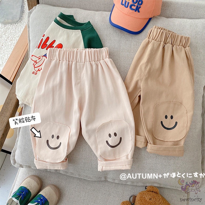 Quần Dài In Hình Hoạt Hình Thời Trang Mùa Thu Hàn Quốc Dành Cho Bé