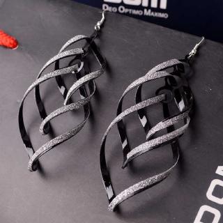 High Quality Laminated Spiral Earrings