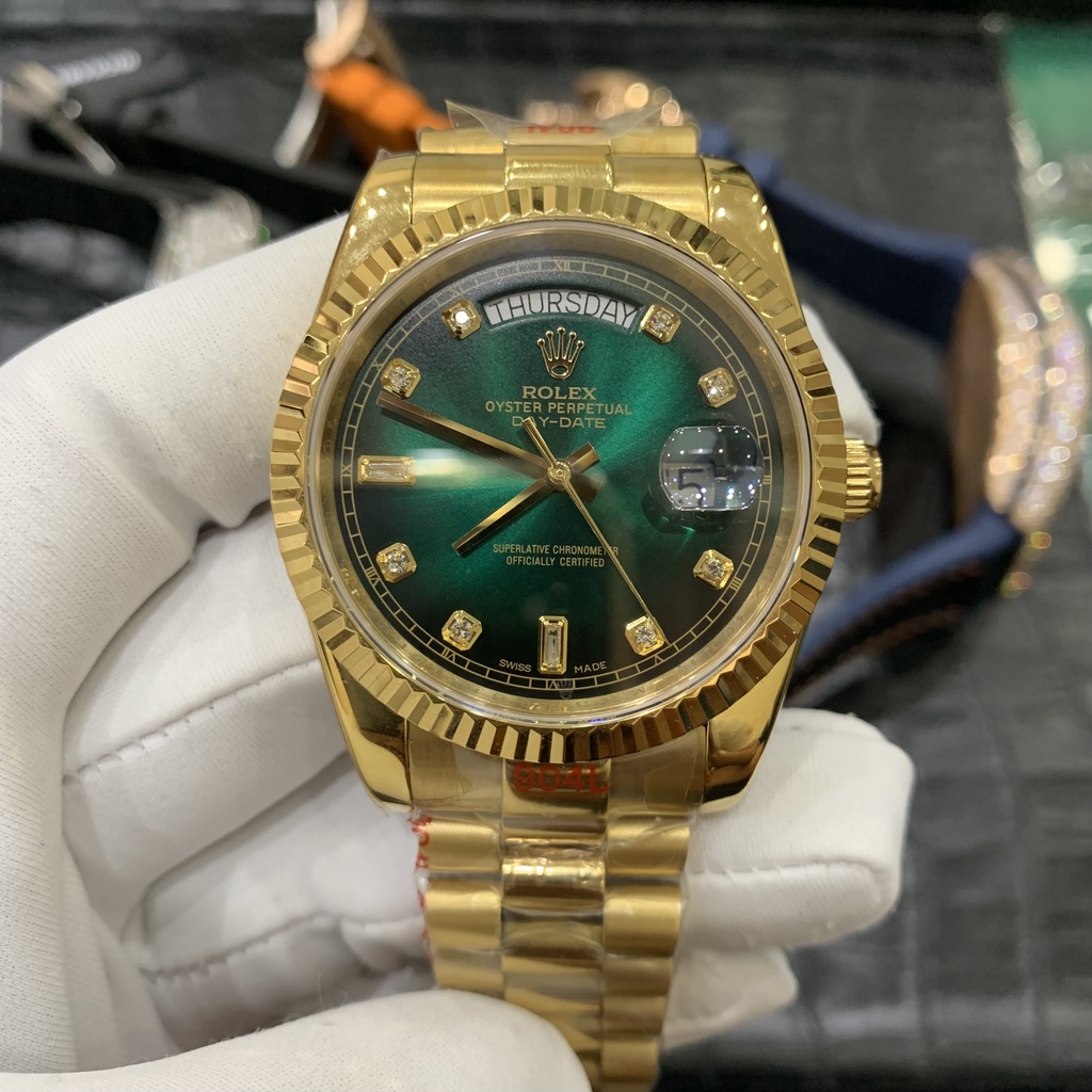 Đồng Hồ Nam RL DAY-DATE Máy ETA 2836 Cơ Automatic Thụy Sỹ, Size 41mm