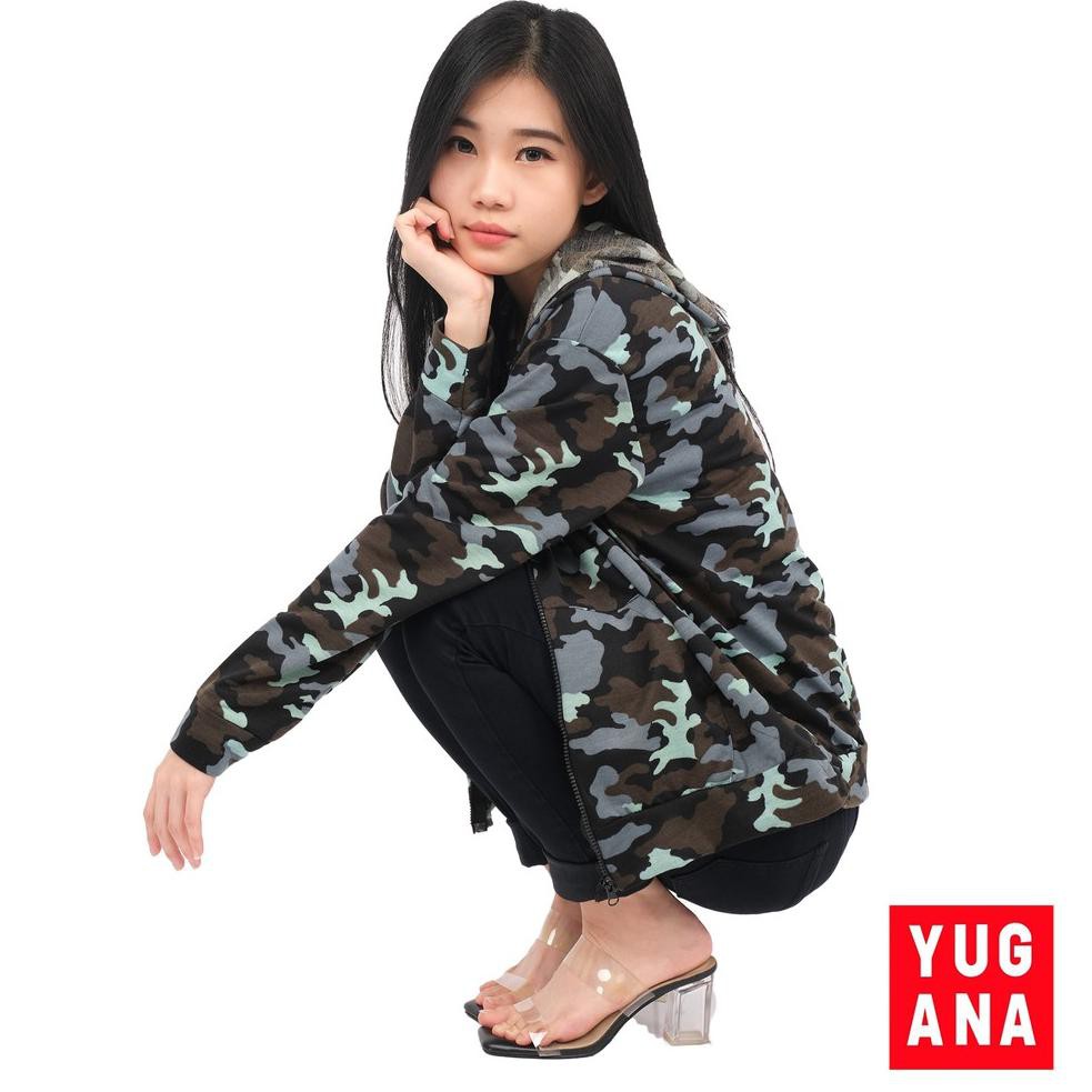 Áo Khoác Hoodie Kiểu Quân Đội Thiết Kế Trẻ Trung Cho Nữ