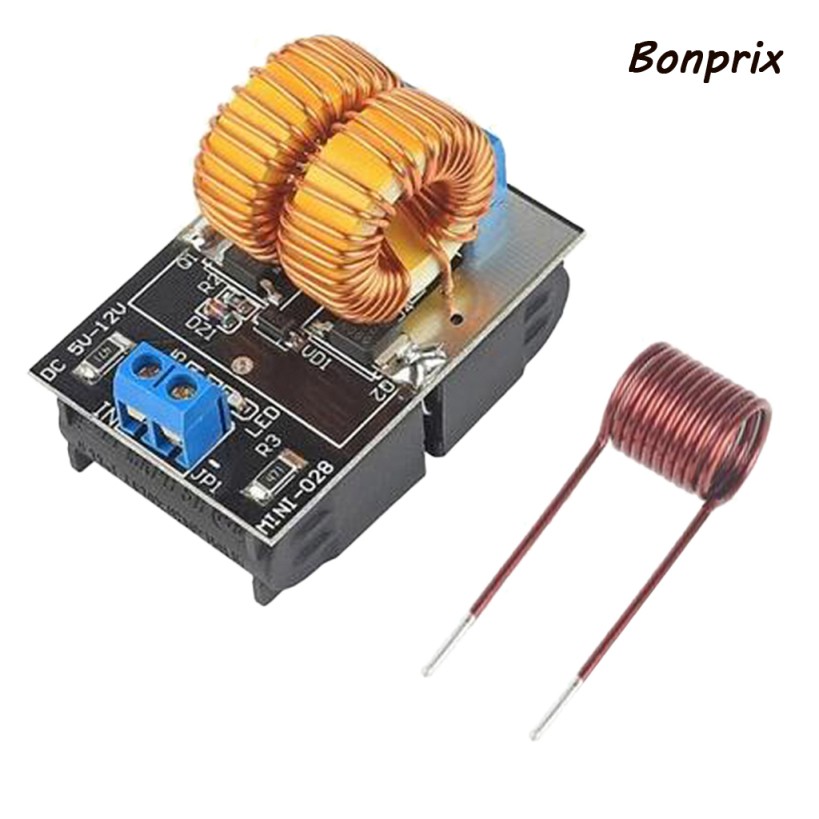 Bảng Mạch Cảm Ứng Sưởi Ấm 5-12V Mini ZVS Kèm Cuộn Dây Đánh Lửa