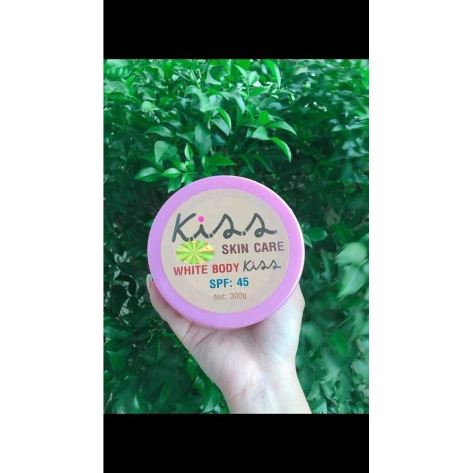 Kem dưỡng trắng da Kiss skin care White body SPF 45