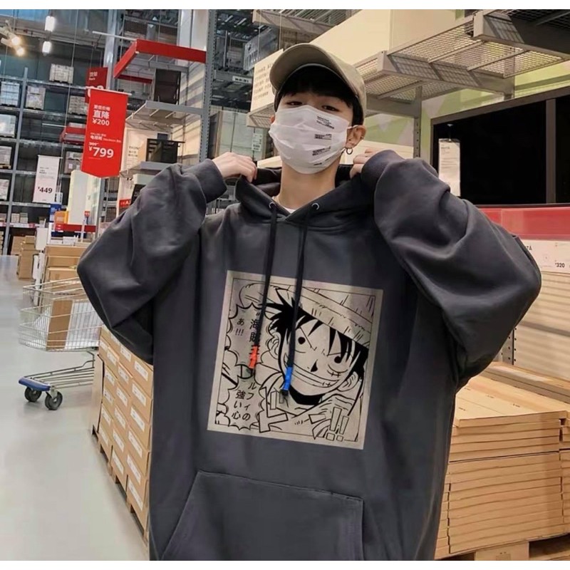 [Mã SKAMSALE06 giảm 10% TỐI ĐA 100K đơn 150K] Áo hoodie nỉ bông ONE PIECE ❤️/Nam nữ unisex/FREESHIP 🤖🤖 | BigBuy360 - bigbuy360.vn