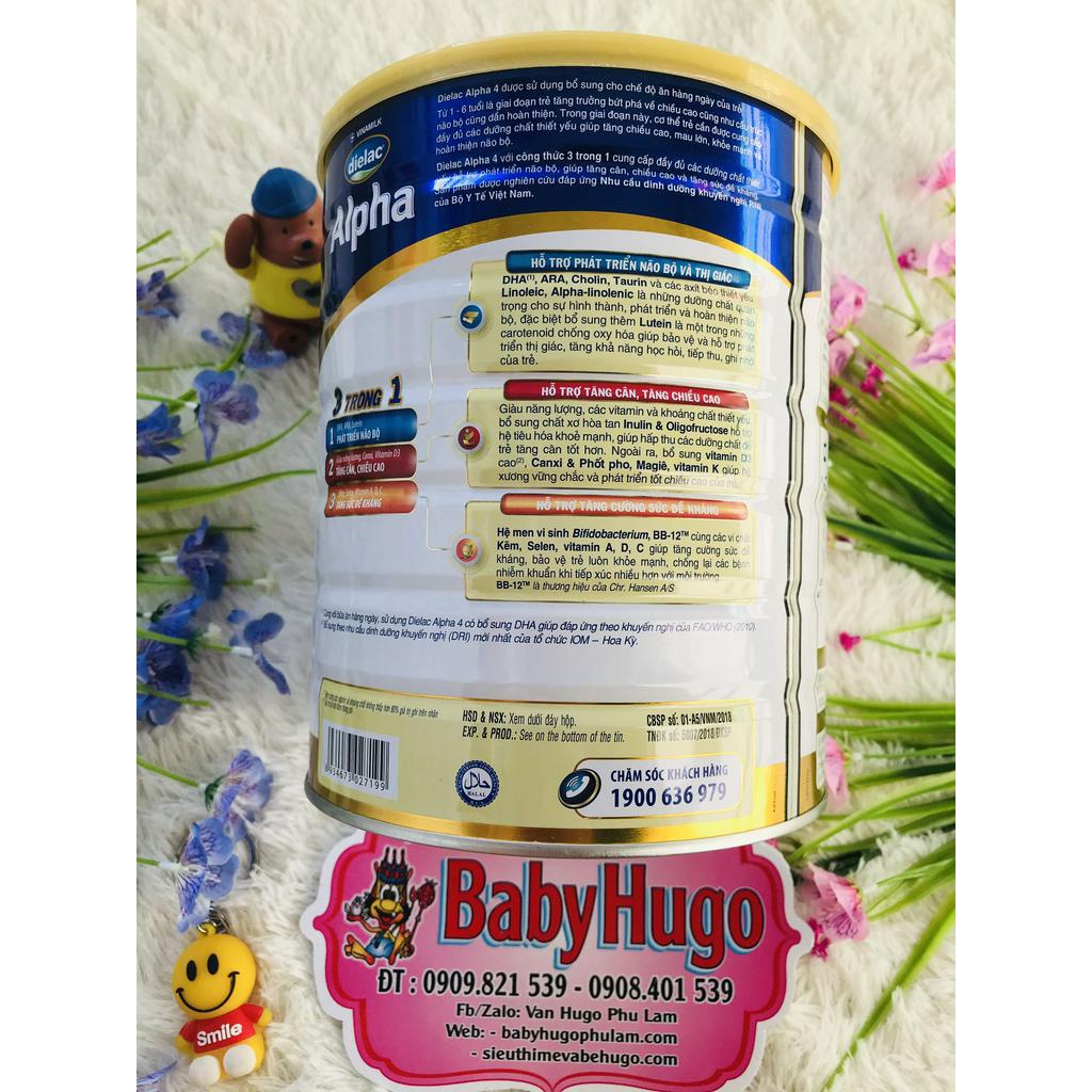 Sữa bột Dielac Alpha Số 4 lon 900gr