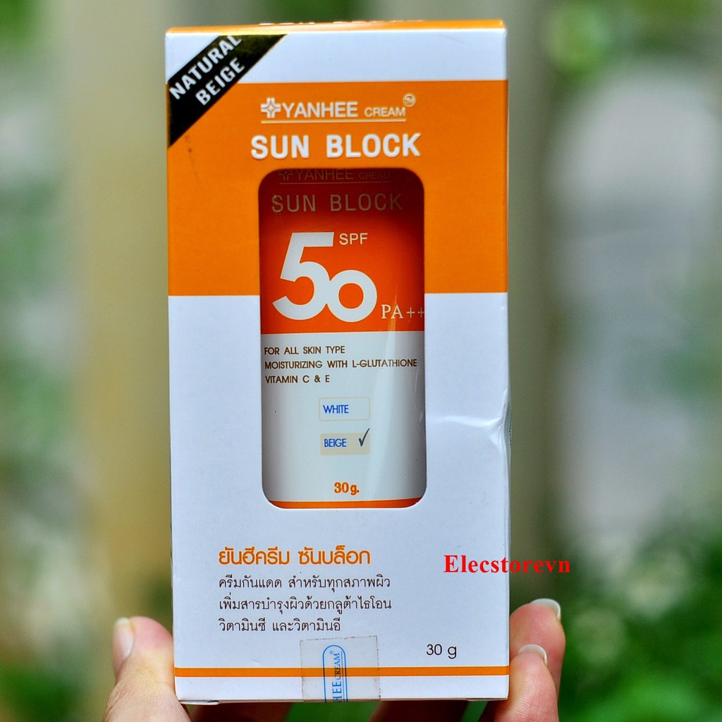 Kem chống nắng Sun Block Yanhee SPF50 PA+++ Thái Lan