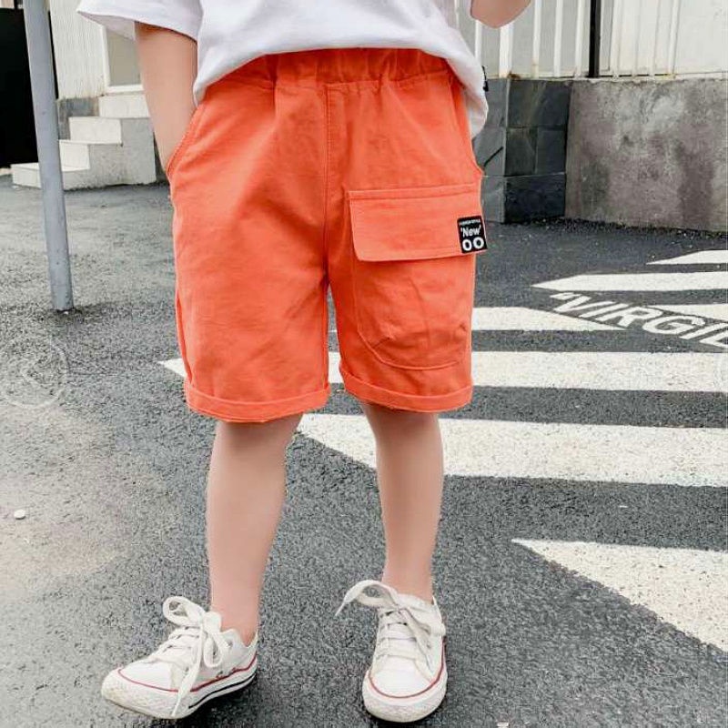 Quần Short Cotton Ống Rộng Thời Trang Mùa Hè Dành Cho Bé Trai