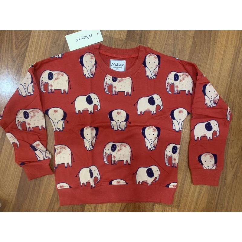 Áo nỉ da cá bé gái Malwee