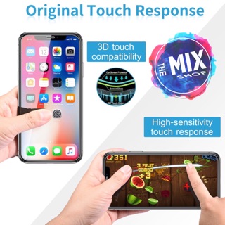 Cường lực trong suốt cho iPhone X (dán cường lực iphone x, themixshop)
