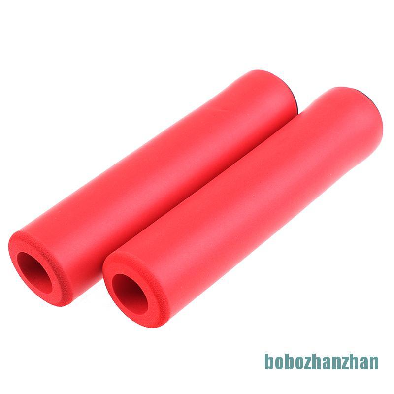 2 Vỏ Bọc Tay Cầm Xe Đạp Bằng Silicone Mềm Chống Trượt