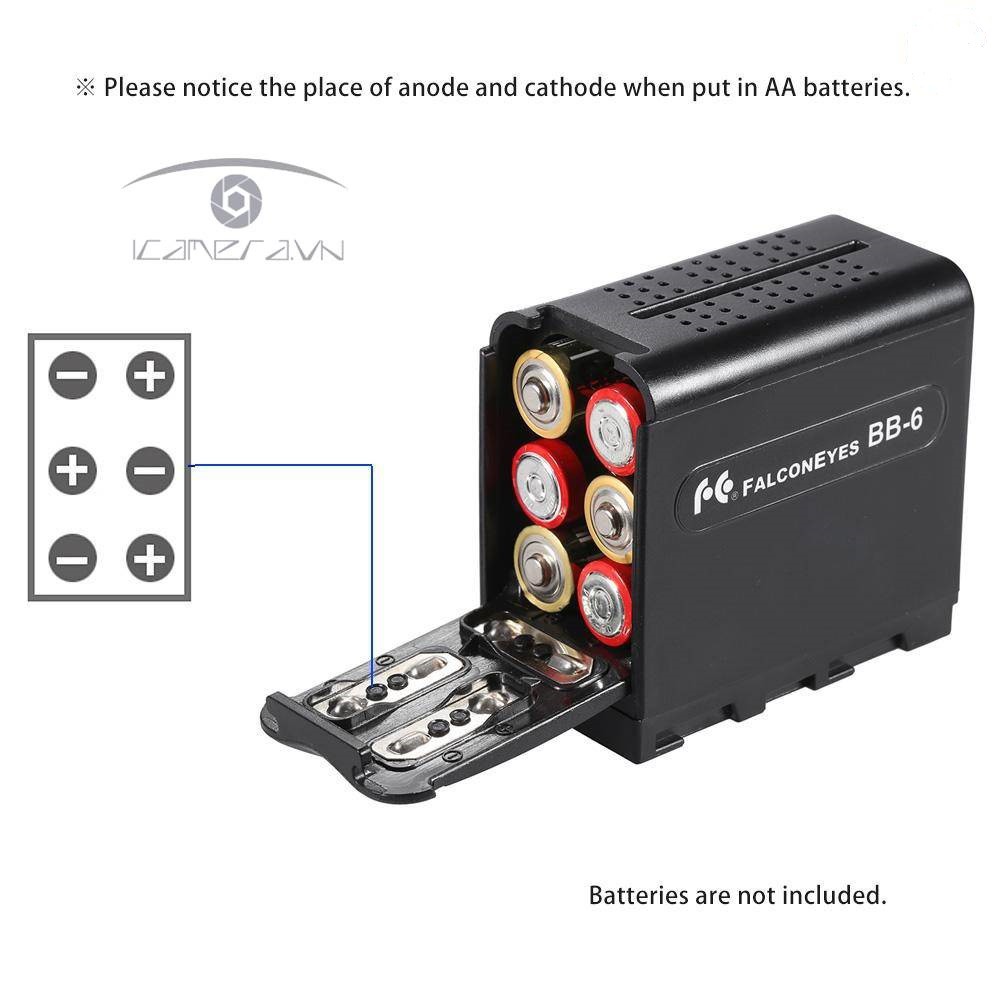 HỘP ĐỰNG PIN BB-6 CHUẨN NP-F SERIES