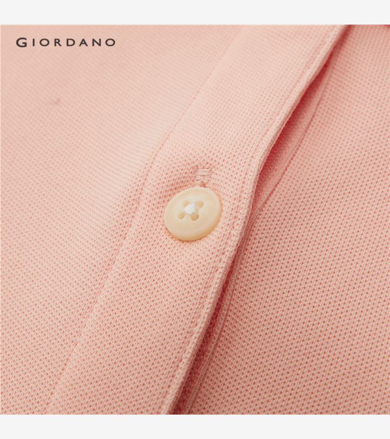 Áo thun Polo thêu hình Giordano 13311003 cho nữ | BigBuy360 - bigbuy360.vn