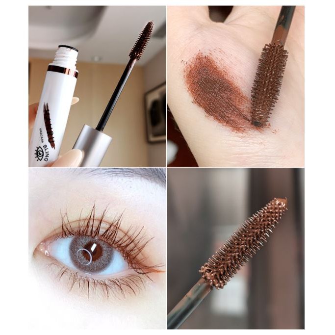 Mascara 4 màu HANRU Chuốt Mi Cong Vút Và Dày Lâu Trôi Không Thấm Nước