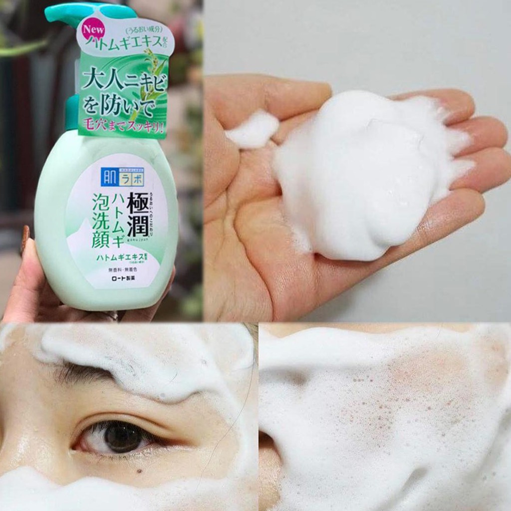 Sữa Rửa Mặt Tạo Bọt Hada Labo Gokujyun Foaming Cleanser 160ml