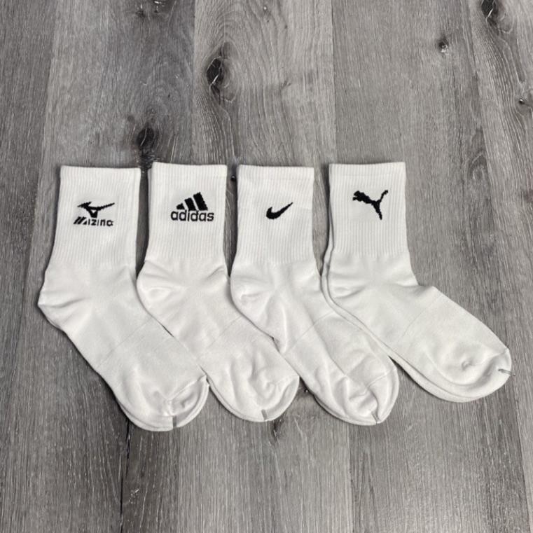 COMBO 5 ĐÔI TẶNG 1 ĐÔI Tất/vớ dệt kim,thể thao,bóng đá,bóng chuyền,tennis,nam nữ,Nike,Adidas,Puma,Mizuno,Jordan,Drew.