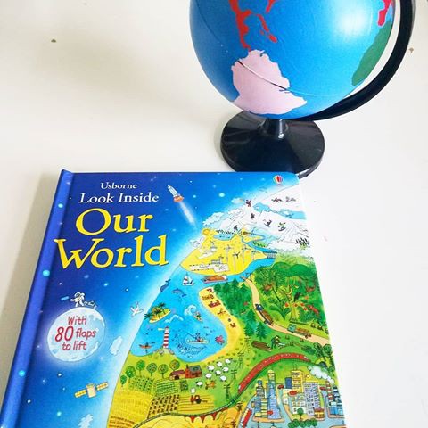 Sách lật mở Look Inside Our World Usborne tìm hiểu kiến thức về thế giới quanh em hỗ trợ học tiếng anh