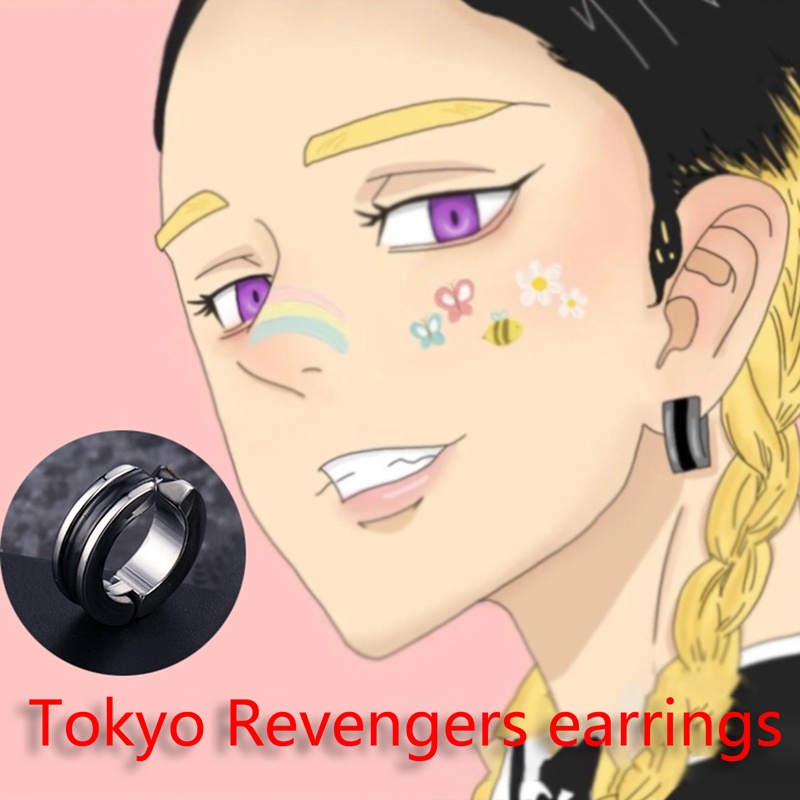 flowersqueen Khuyên tai phong cách Takashi Mitsuya trong anime Tokyo Revengers