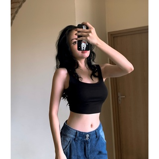 Áo croptop trơn basic/ Code A0498