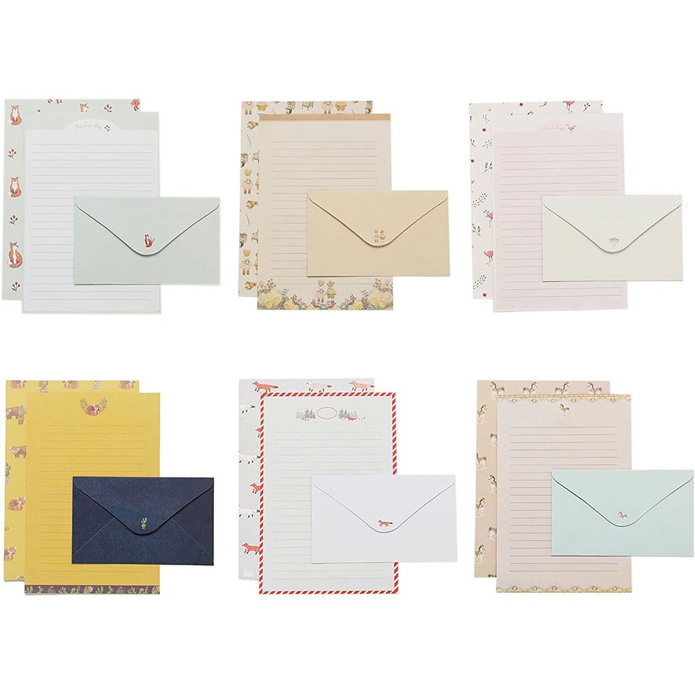 Bìa thư giấy họa tiết hoạt hình nhiều kiểu lựa chọn dễ thương cho ngày lễ tình nhân