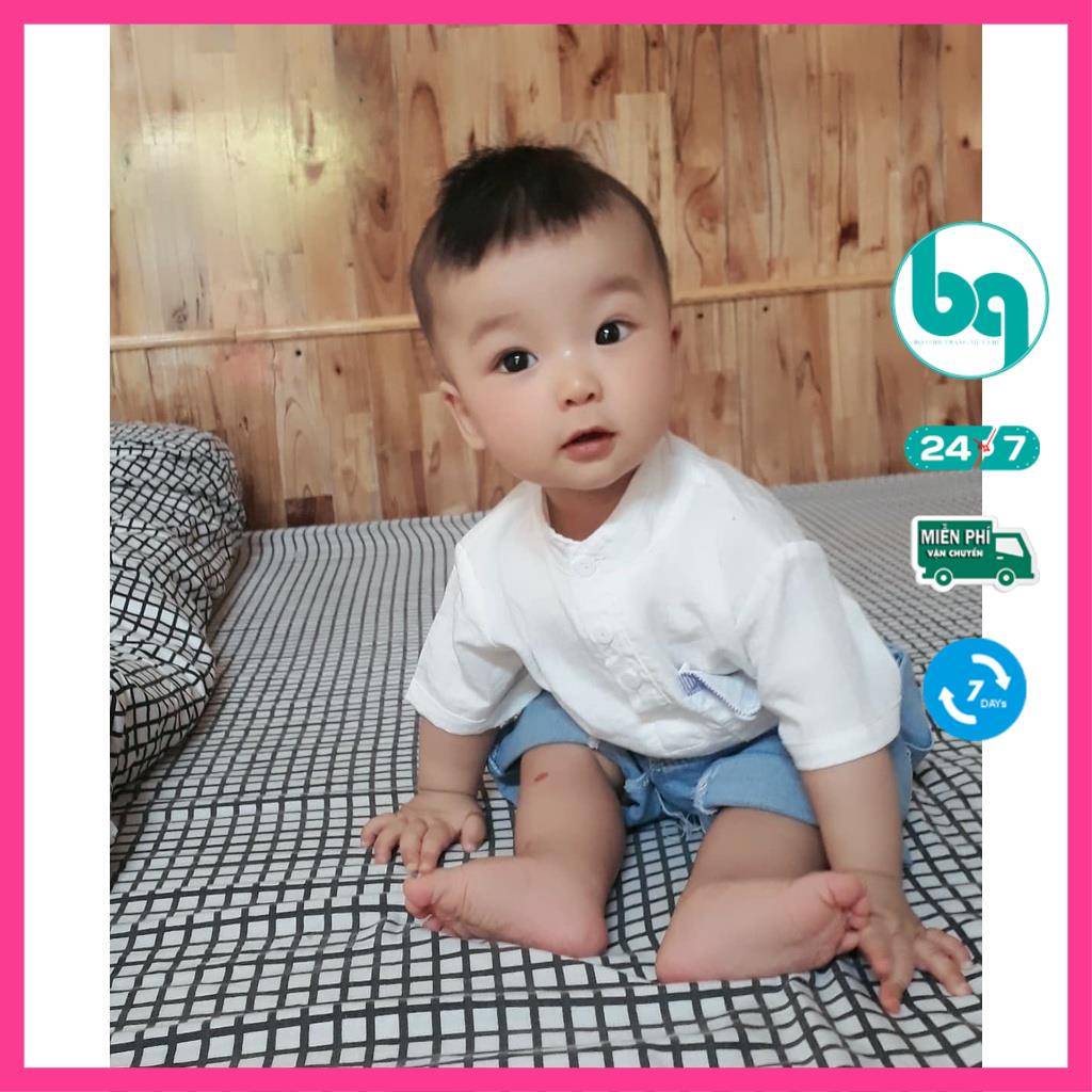 Set sơ mi cho bé, áo thun bé trai, áo chất đũi cho bé phong cách Hàn Quốc (Ảnh thật Video tại Shop) [XIN]