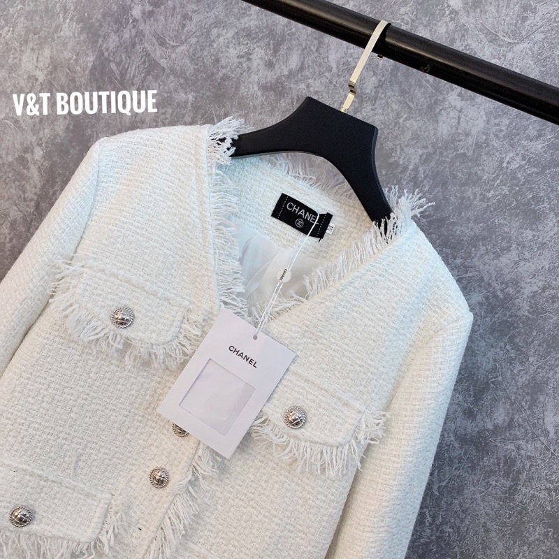 Áo dạ chanel siêu sang chảnh hàng Quảng Châu | BigBuy360 - bigbuy360.vn