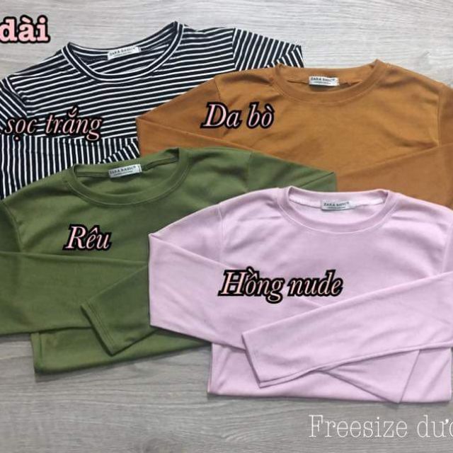 ÁO THUN TAY DÀI ZARA