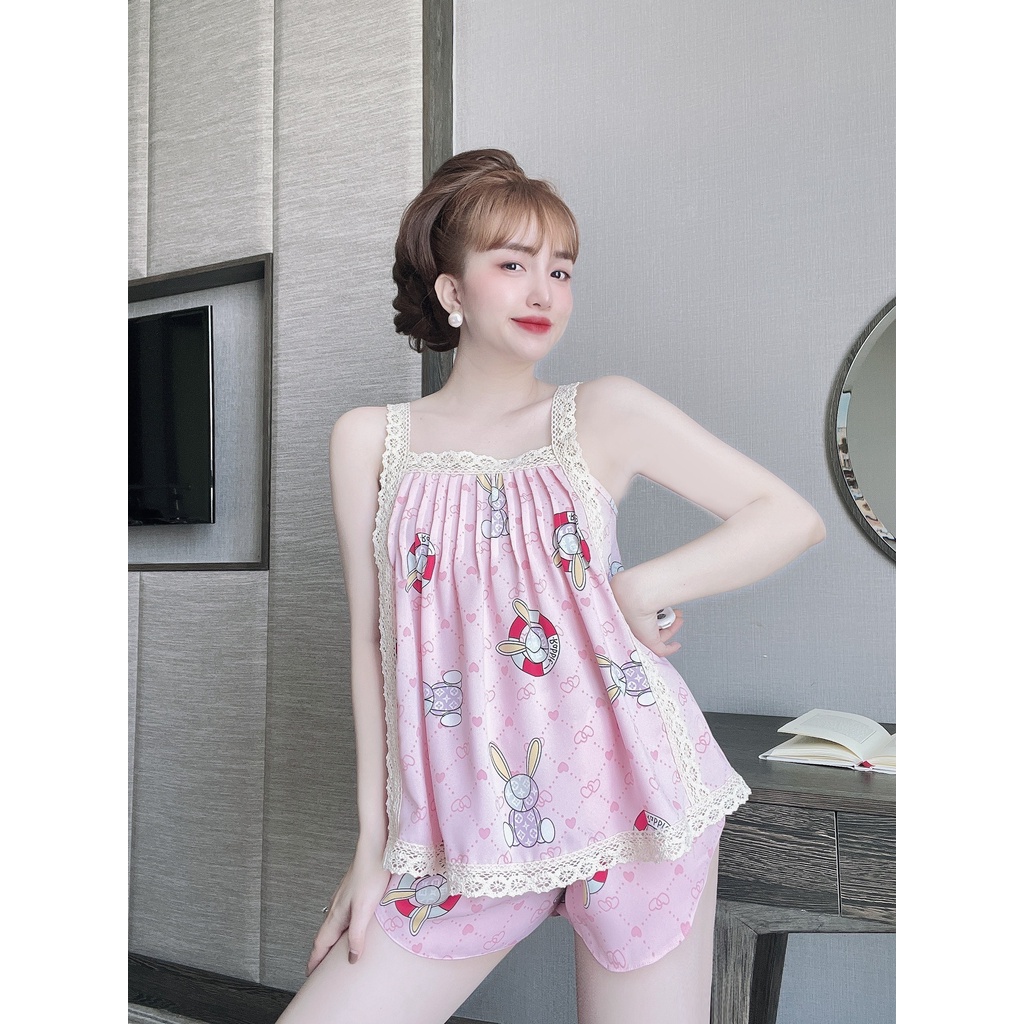 Đồ Ngủ Sexy Nữ, Váy Ngủ Sexy Bigsize Chất Cao Cấp Thoải Mái Freesize B017