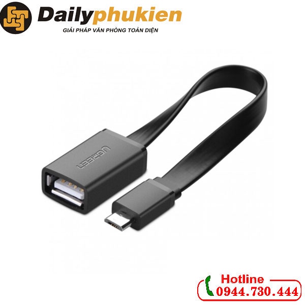 Cáp OTG Micro USB 2.0 UGREEN 10821 dailyphukien