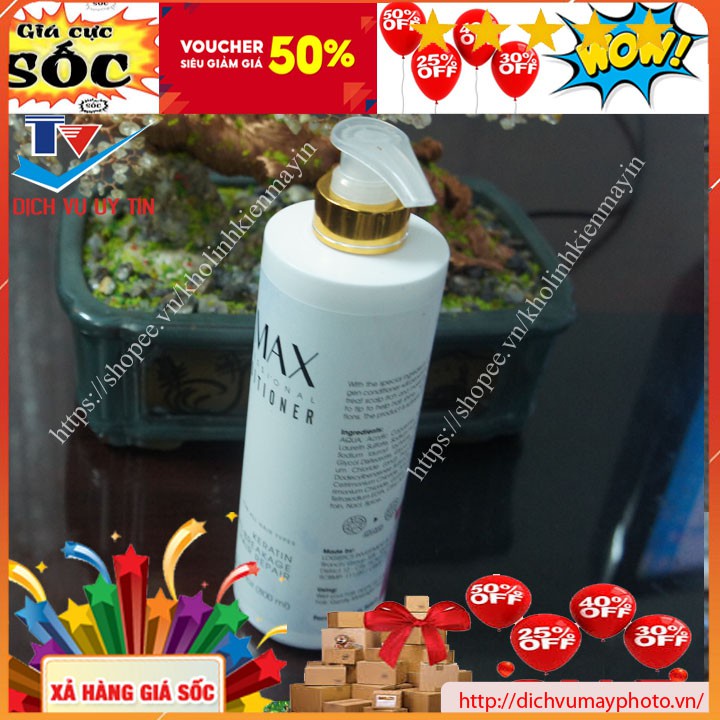 Cặp dầu gội dầu xả thương hiệu MAX thơm chính hãng đảm bảo chất lượng kholinhkienmayin