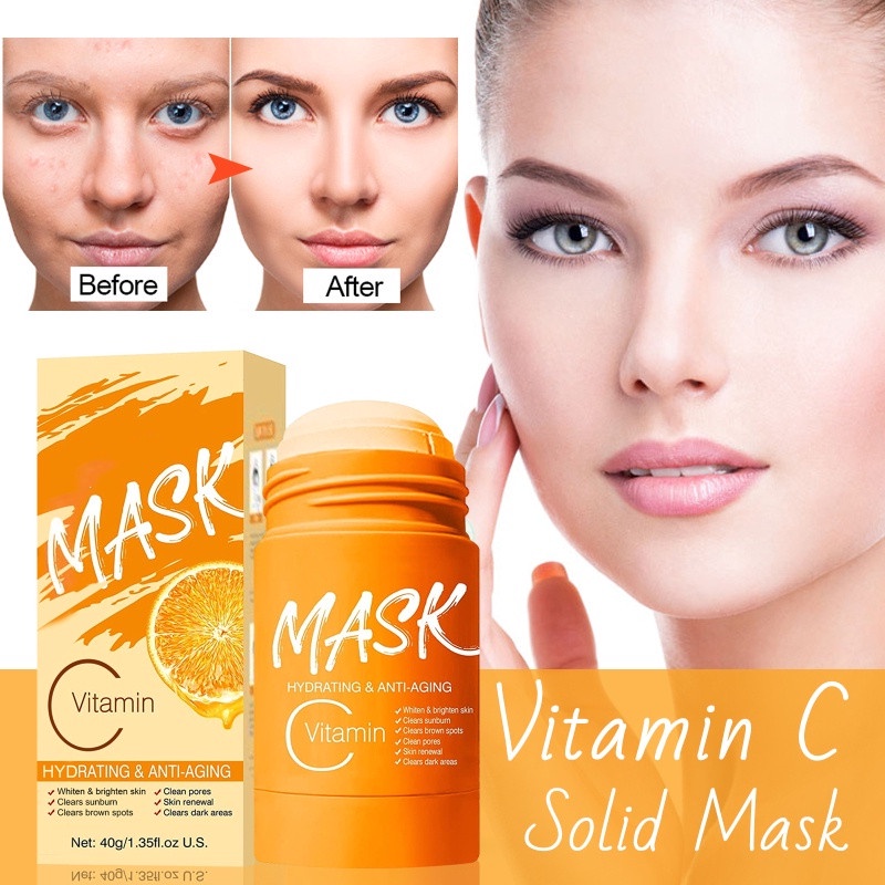 Mặt nạ vitamin C DIAKE hỗ trợ giảm mụn kiềm dầu se khít lỗ chân lông