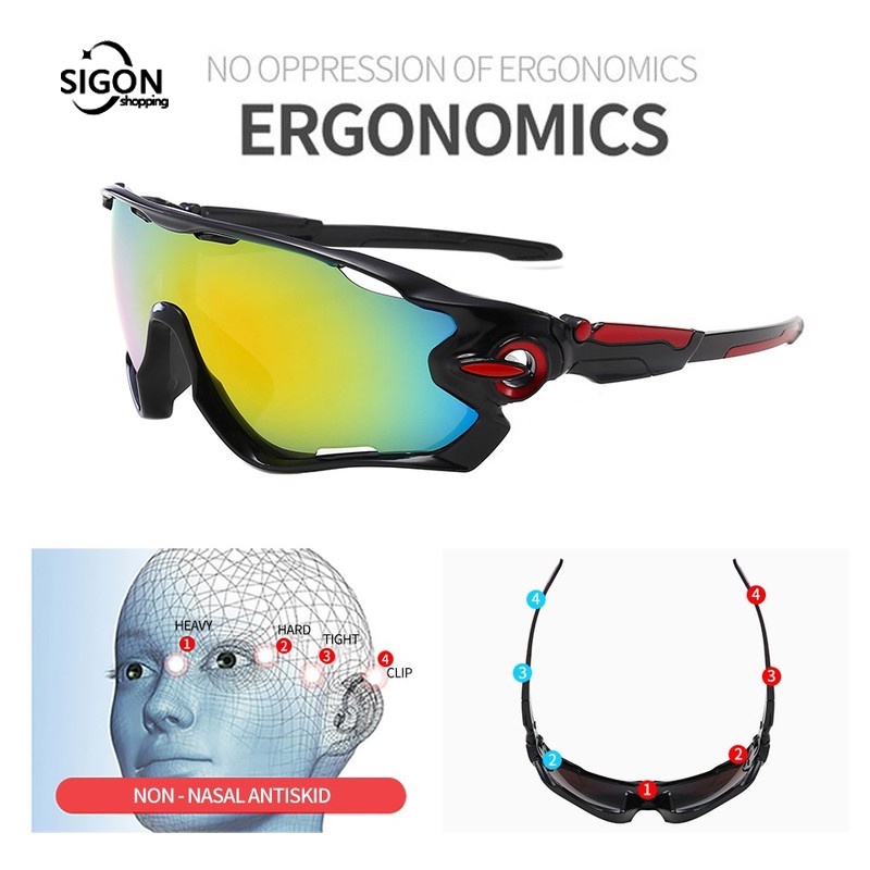 Kính Mát Thể Thao Chống Tia UV400 Nhiều Màu Sắc