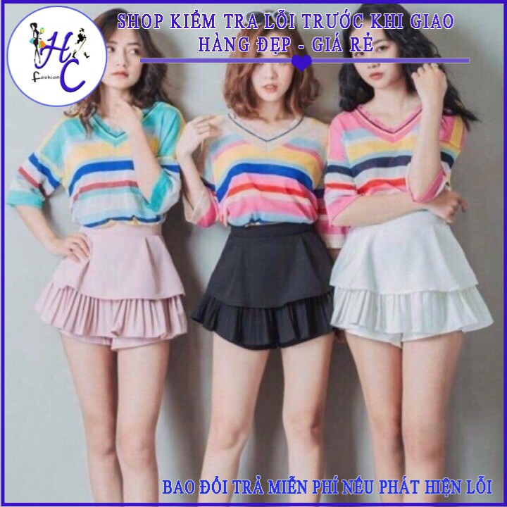 Mẫu Mới-Chân Váy Hai Tầng Có Quần Bên Trong Phong Cách Croptop Siêu Xinh-Hàng Có Sẵn | BigBuy360 - bigbuy360.vn