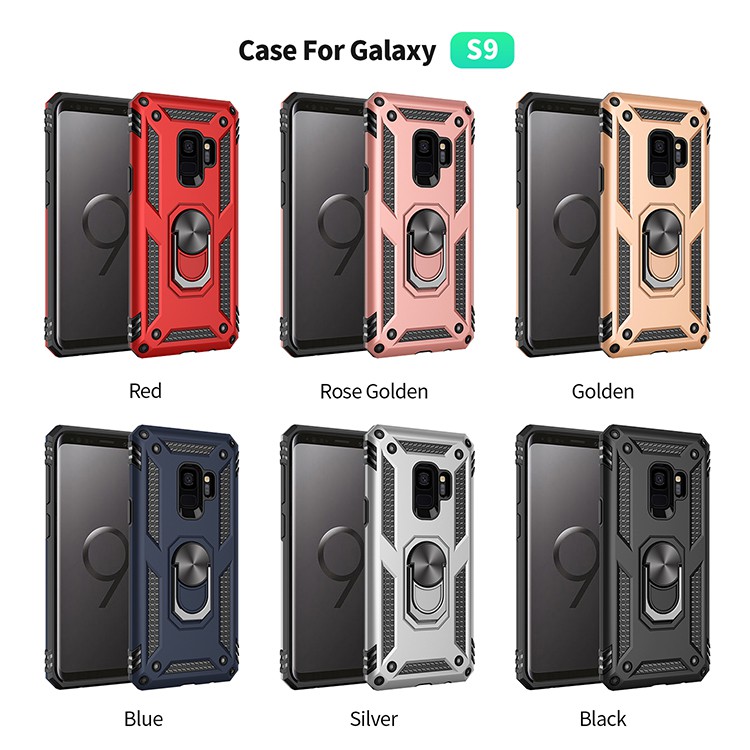 Ốp điện thoại từ tính có nhẫn đeo ngón tay cho Samsung S9 J8 A6 A8 J6 Plus 2018 | BigBuy360 - bigbuy360.vn