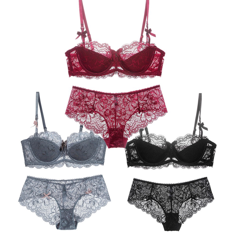 Set đồ lót VARSBABY V146 có mút đệm quyến rũ thời trang cho nữ size lớn
