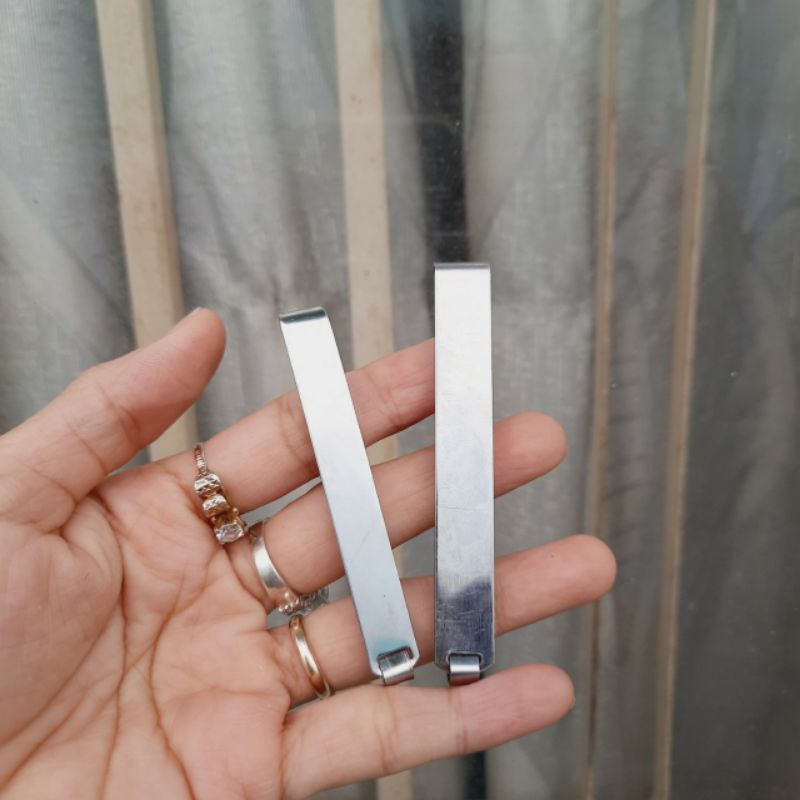 Vỉ Kẹp tóc 3 lá inox (5 cây lớn/10 cây nhỏ)